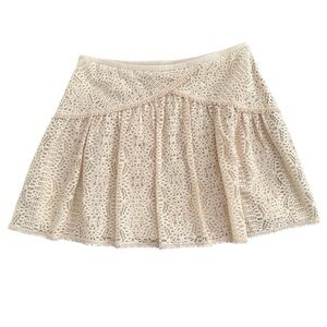 RACHEL Rachel Roy Cream Lace Skirt